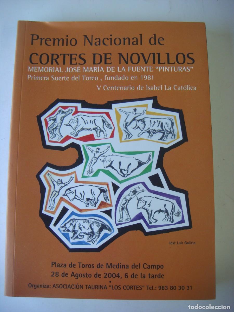 Tauromaquia: LIBRO NACIONAL DE CORTES DE NOVILLOS MEMORIAL JOSE MARIA DE LA FUENTE PINTURAS-(&)