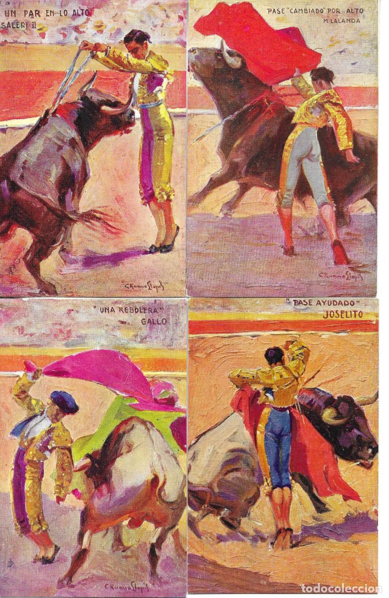 Tauromaquia: Postales Tauromaquia.Toreros c&eacute;lebres. Lote de 10 postales. Edit Ediciones Victoria