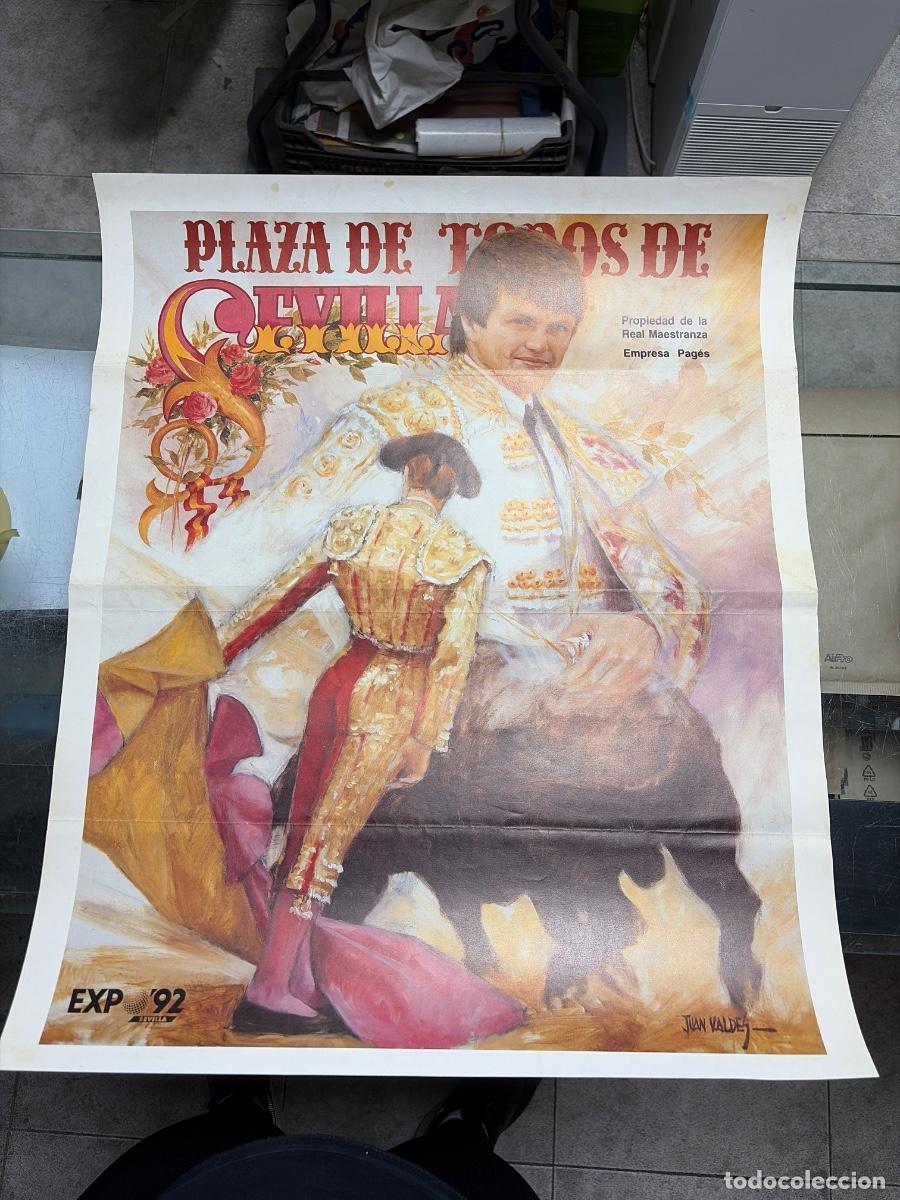 Tauromachie: CARTEL. PLAZA TOROS DE SEVILLA. EXPO 92. ESPARTACO.