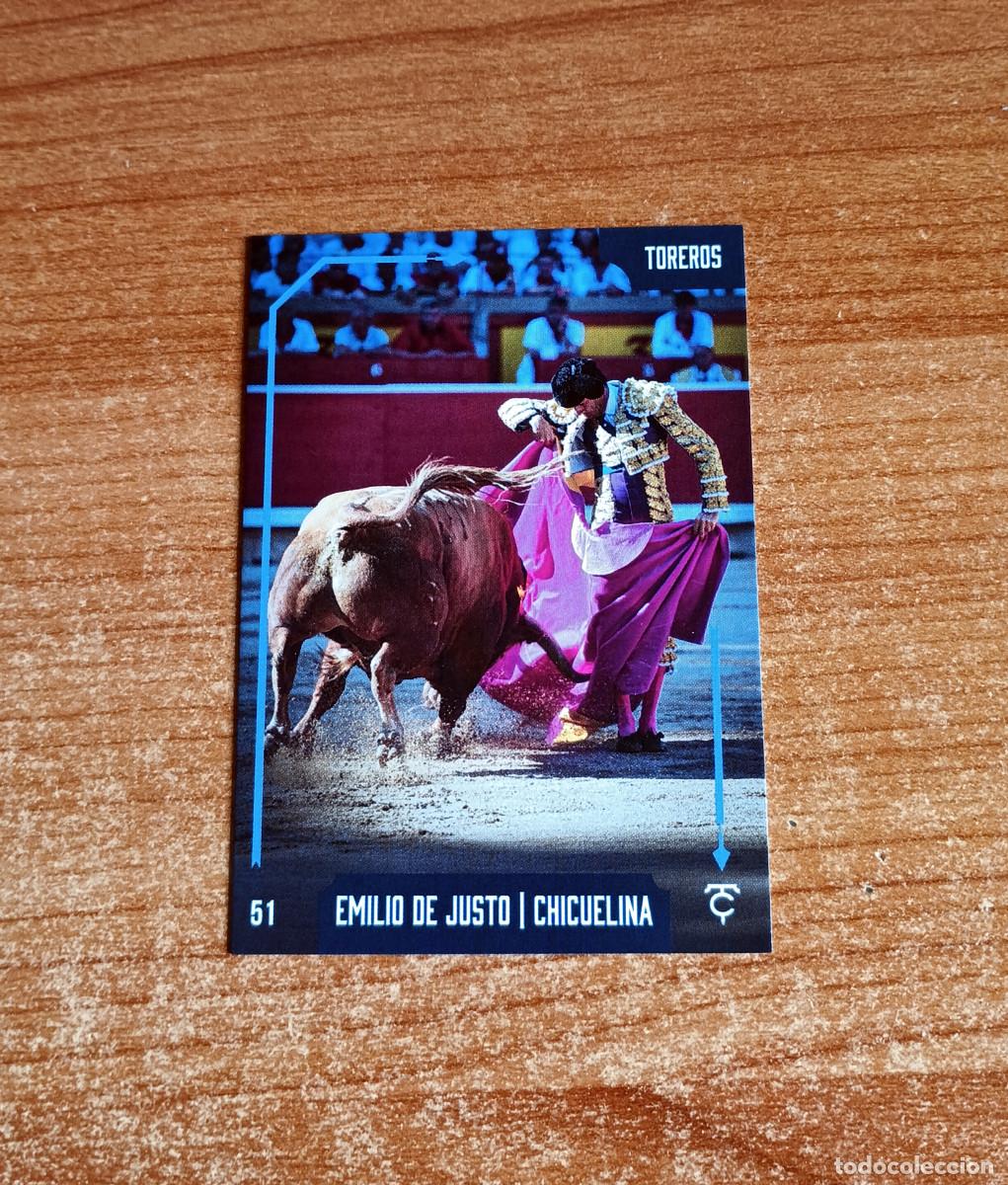 Tauromaquia: Cromo Taurocromos 2026 - N&ordm; 51 - Toreros - Emilio de Justo - Chicuelina
