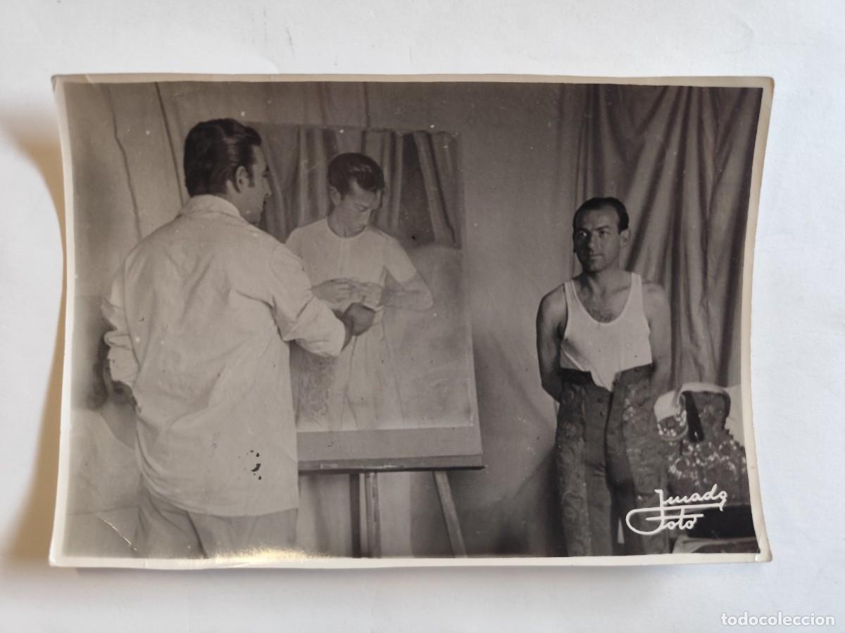 Tauromaquia: FOTO DEDICADA DEL PINTOR RICARDO AMAYA AL BANDERILLERO FERNANDI PRIMO DE MANOLETE