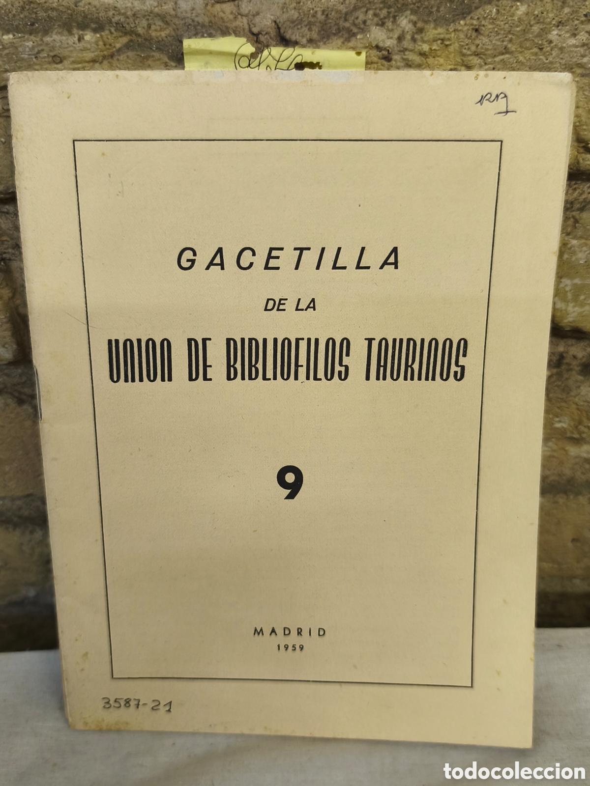 Tauromaquia: GACETILLA DE LA uni&oacute;n bibliofilos taurinos 9