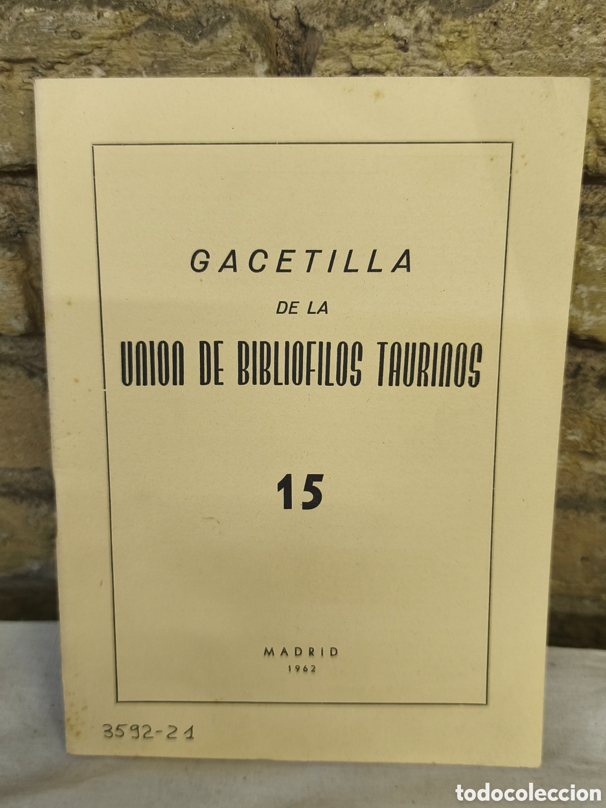 Tauromaquia: GACETILLA DE LA uni&oacute;n bibliofilos taurinos 15