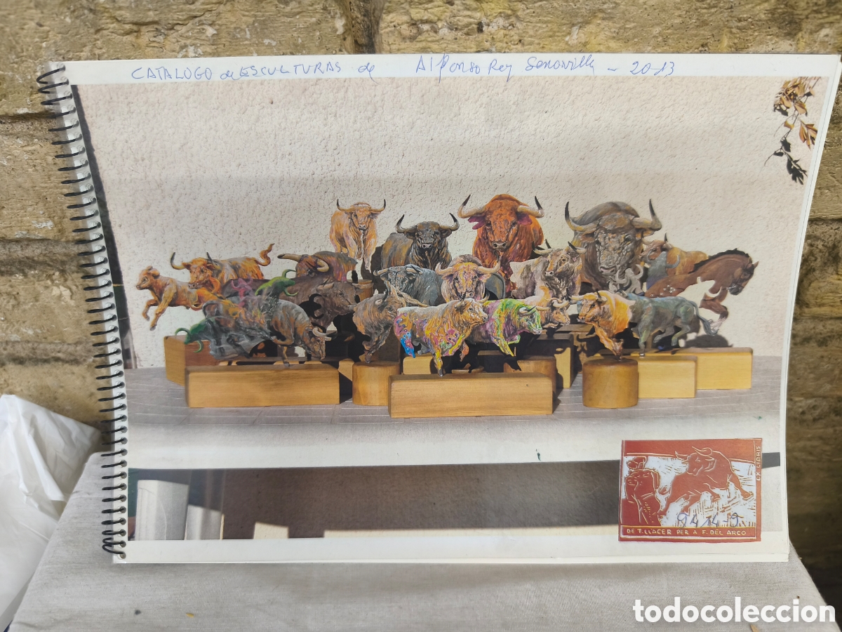 Tauromaquia: Cat&aacute;logos esculturas Alfonso rey