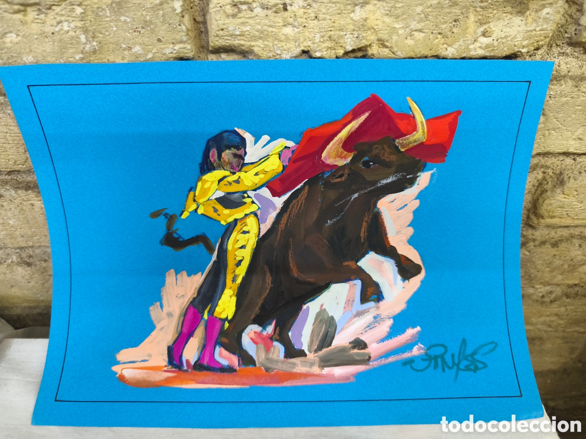 Bullfighting: Dibujo original toreo, Vinyes