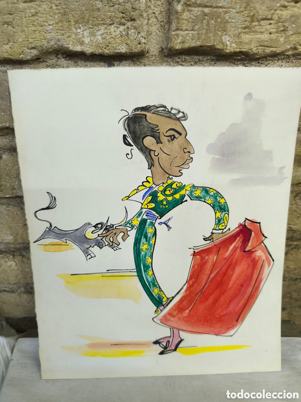 Bullfighting: Dibujo original toreo, Vinyes, pepe C&aacute;ceres
