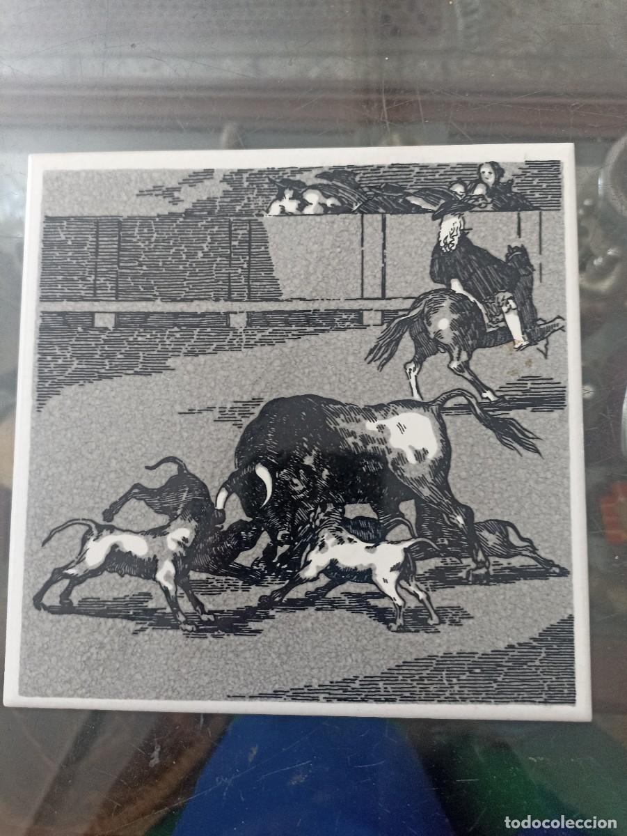 Tauromaquia: Azulejos con grabados taurinos de Goya