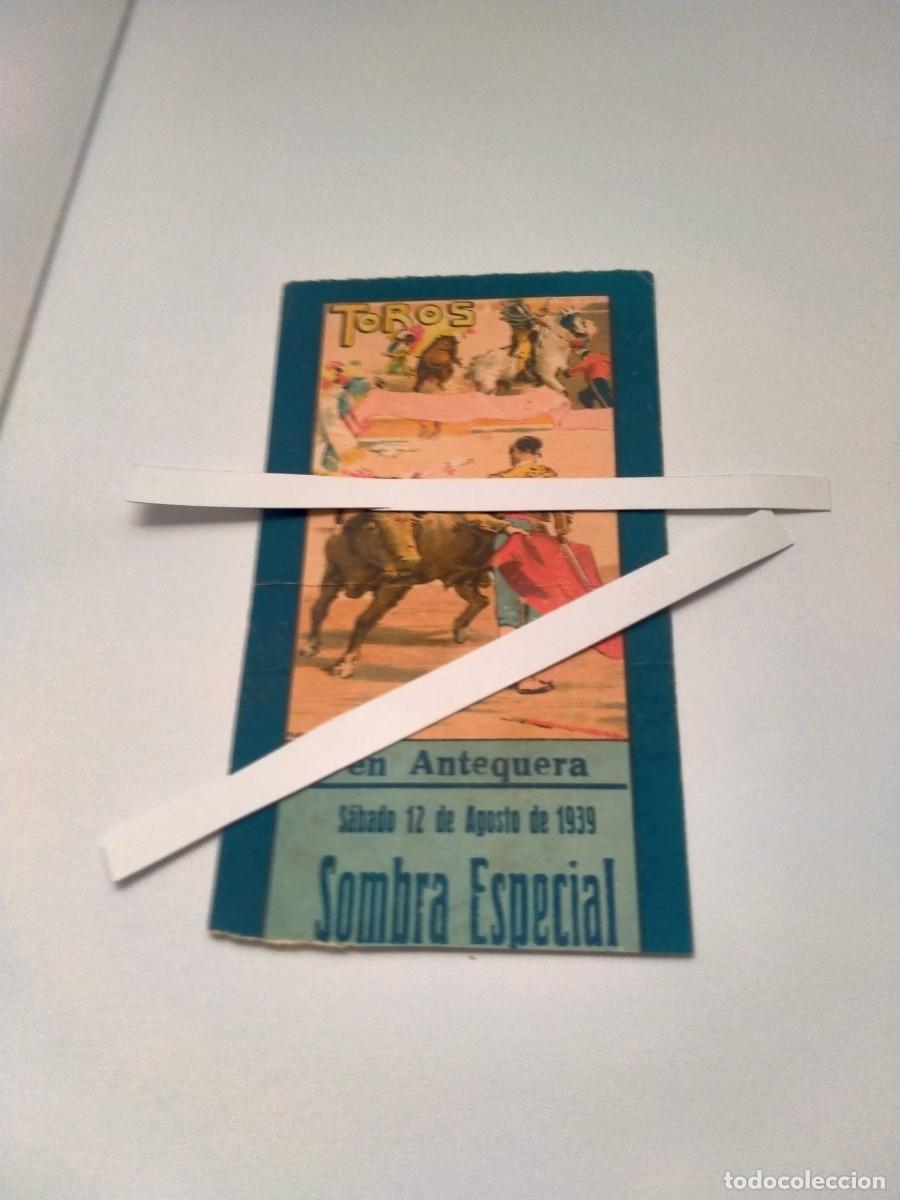 Tauromaquia: entrad DE TOROS DE ANTEQUERA 1939