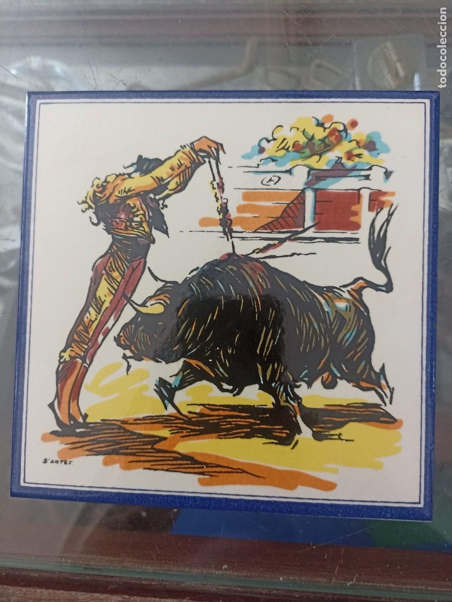 Tauromaquia: Azulejos de S'ARTEF, con motivos taurinos