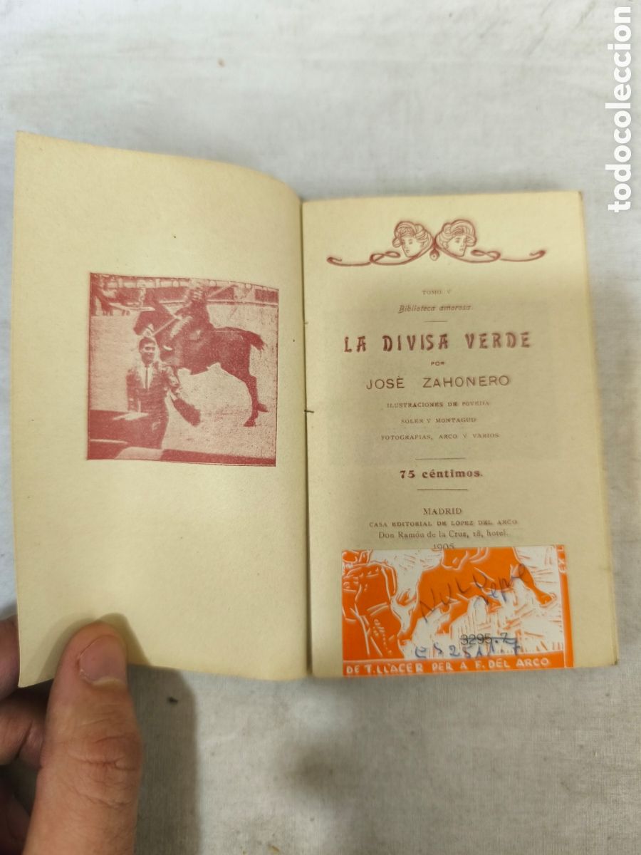 Tauromaquia: 1905 La divisa Verde - Foto 2