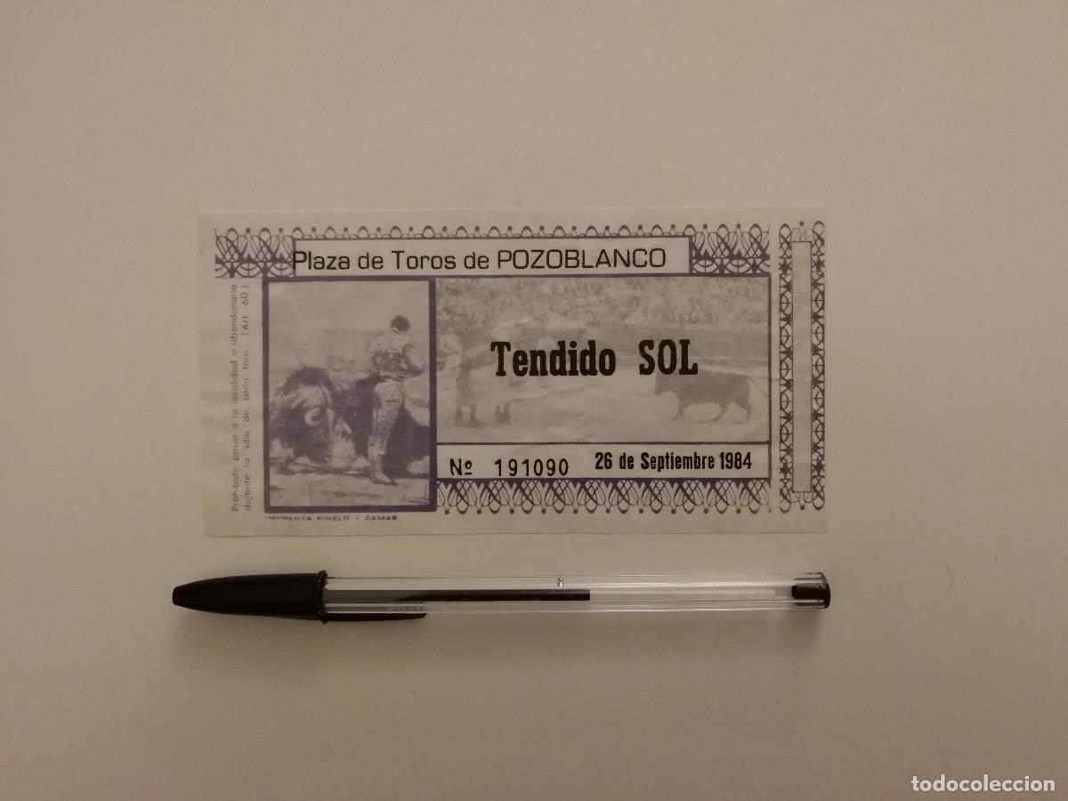 Tauromaquia: ENTRADA REPRODUCCION - PLAZA DE - TOROS - DE POZOBLANCO - TENDIDO SOL