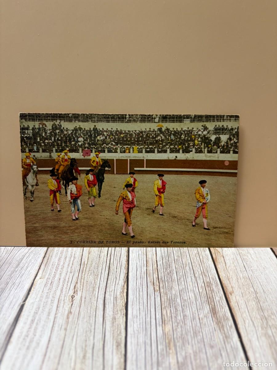 Tauromaquia: TARJETA POSTAL. CORRIDA DE TOROS. 2.- EL PASEO. G. LEMAITRE & CIE. EDITEURS