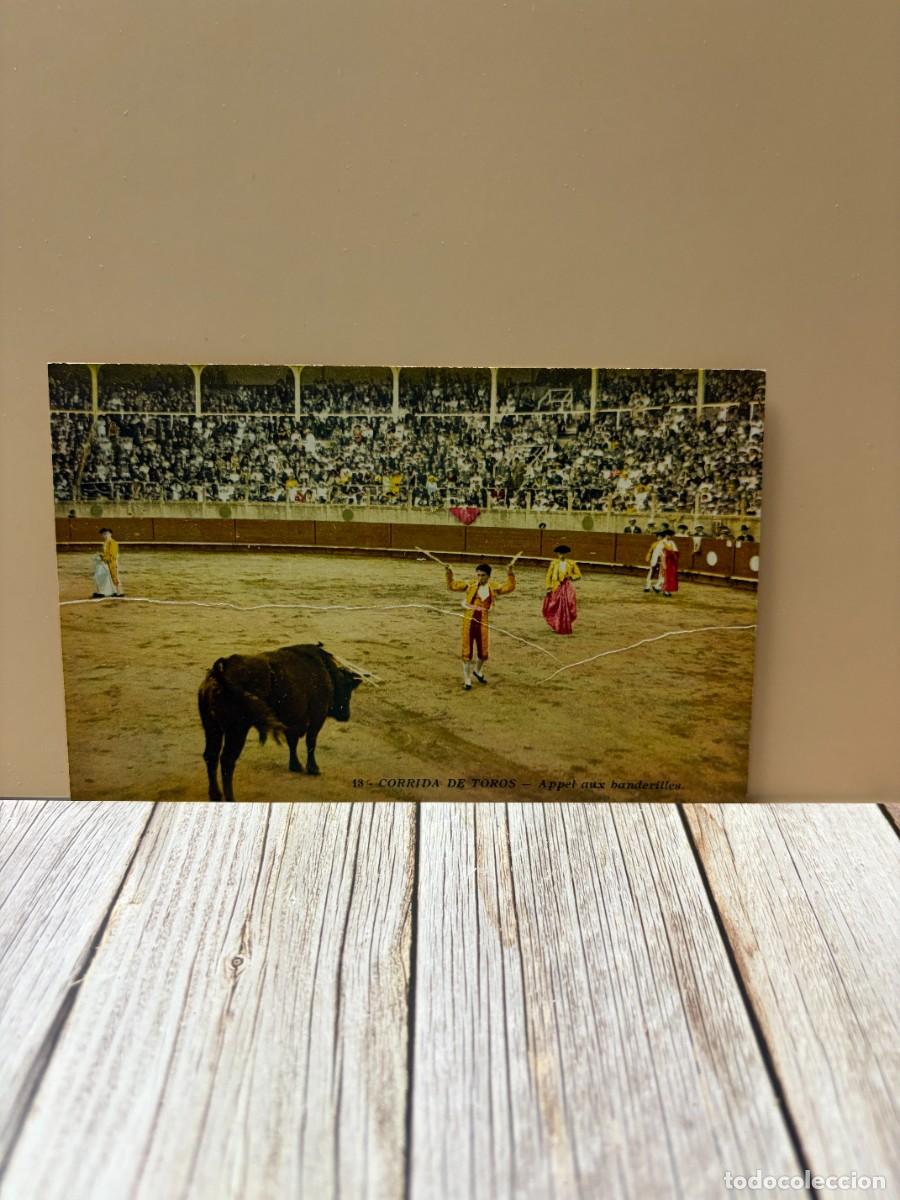 Tauromaquia: TARJETA POSTAL. CORRIDA DE TOROS. 13.- APPEL AUX BANDERILLES. G. LEMAITRE & CIE. EDITEURS