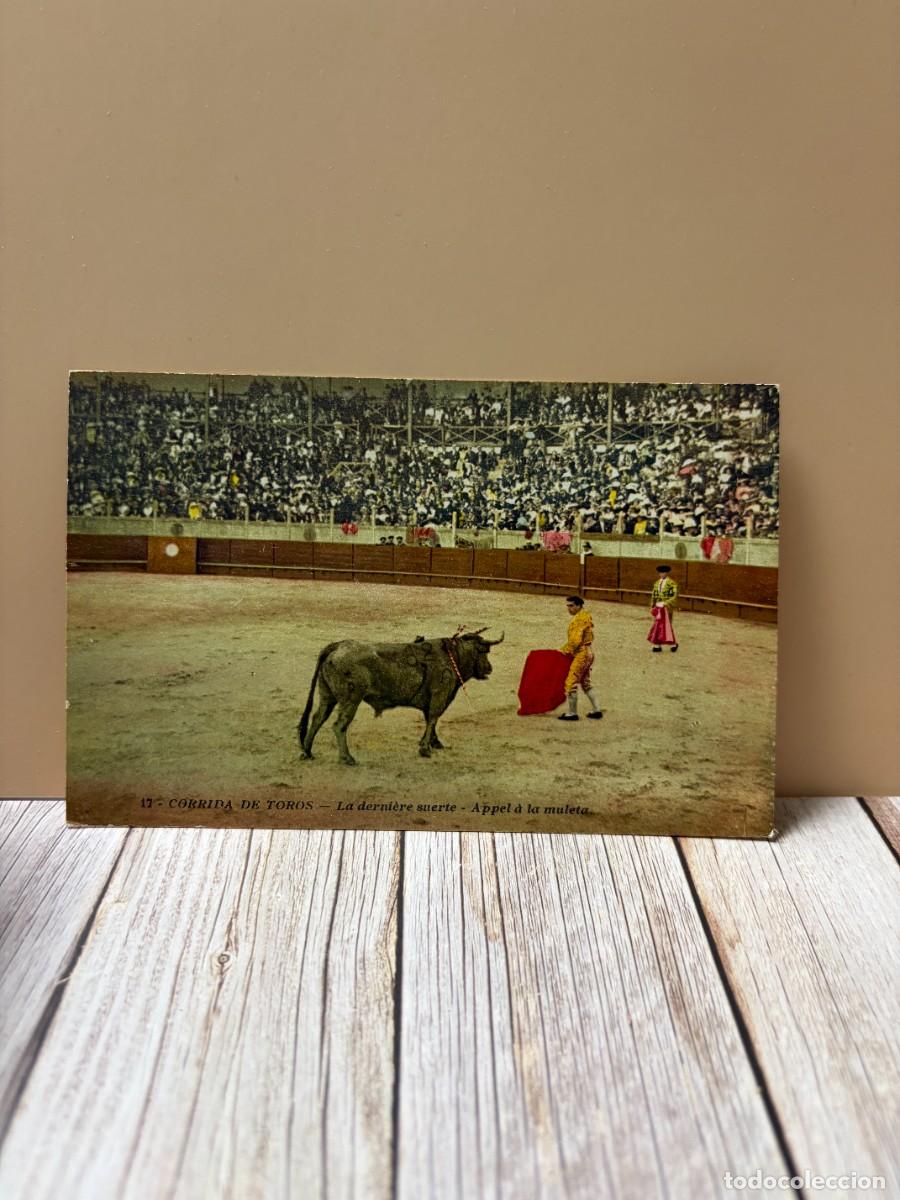 Tauromachie: TARJETA POSTAL. CORRIDA DE TOROS. 17.- LA DERNIERE SUERTE. G. LEMAITRE & CIE. EDITEURS