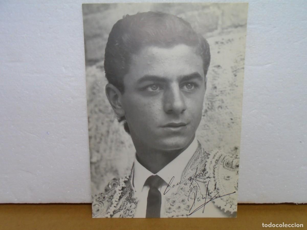 Stierkampf: TARJETA CON AUTOGRAFO DEL TORERO,PACO SENDA.