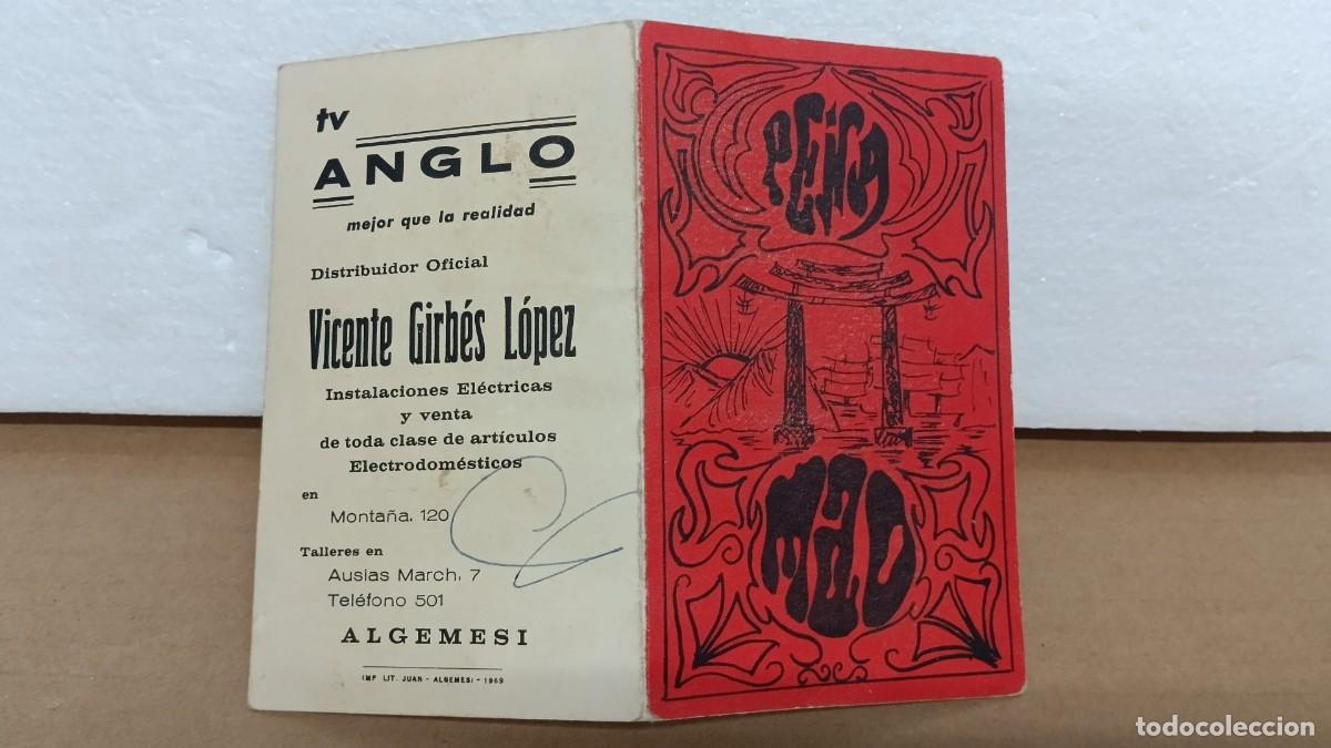 Tauromaquia: ALGEMESI(VALENCIA)TOROS.CARAFAL-PE&Ntilde;A MAO.1969.
