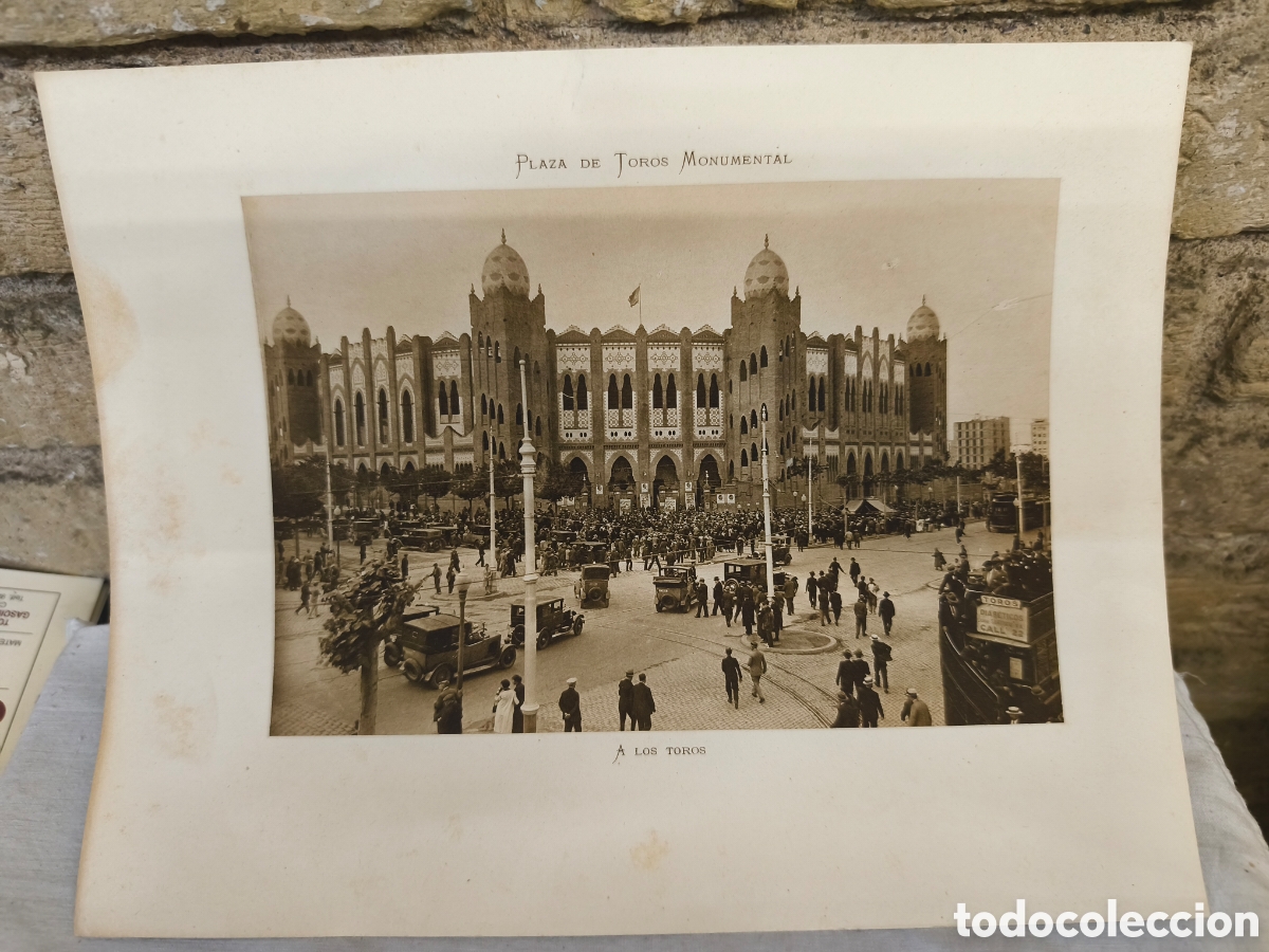 Stierkampf: Plaza de Toros Monumental, hoja con imagen fotogr&aacute;fica