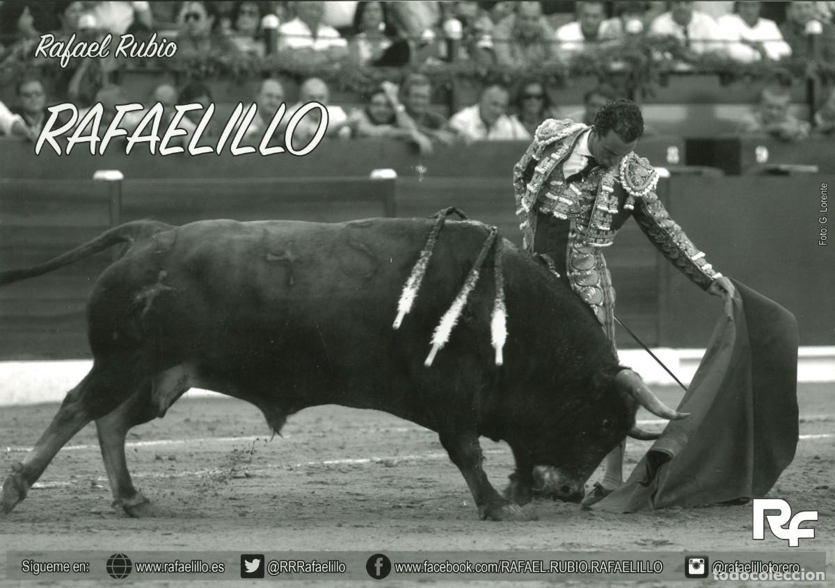 Tauromaquia: FOTOGRAF&Iacute;A - TOROS - TAUROMAQUIA - TORERO - RAFAEL RUBIO - RAFAELILLO - 30 x 21 CMS.