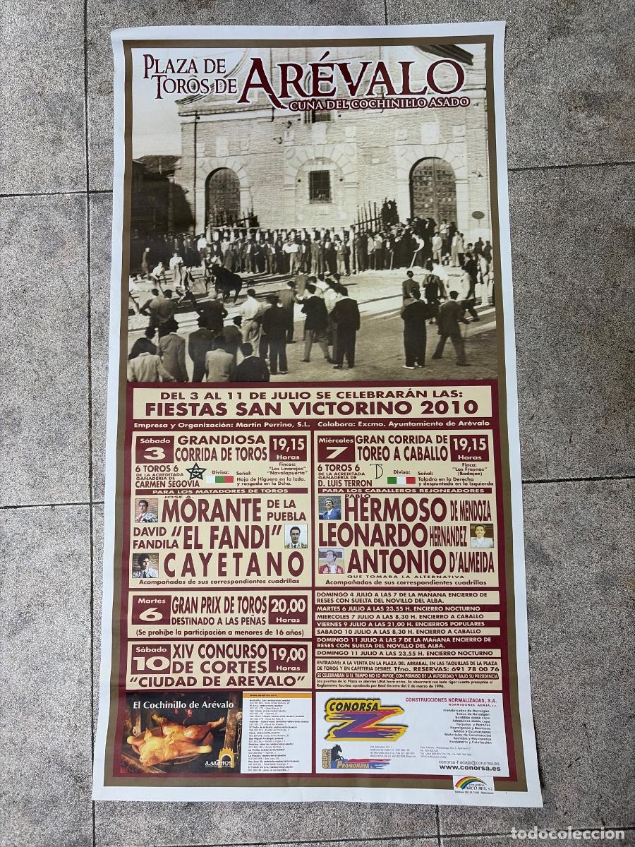 Tauromaquia: CARTEL. PLAZA TOROS AR&Eacute;VALO. 2010. GANADER&Iacute;A LUIS TERR&Oacute;N. EL FANDI. CAYETANO. HERMOSO DE MENDOZA