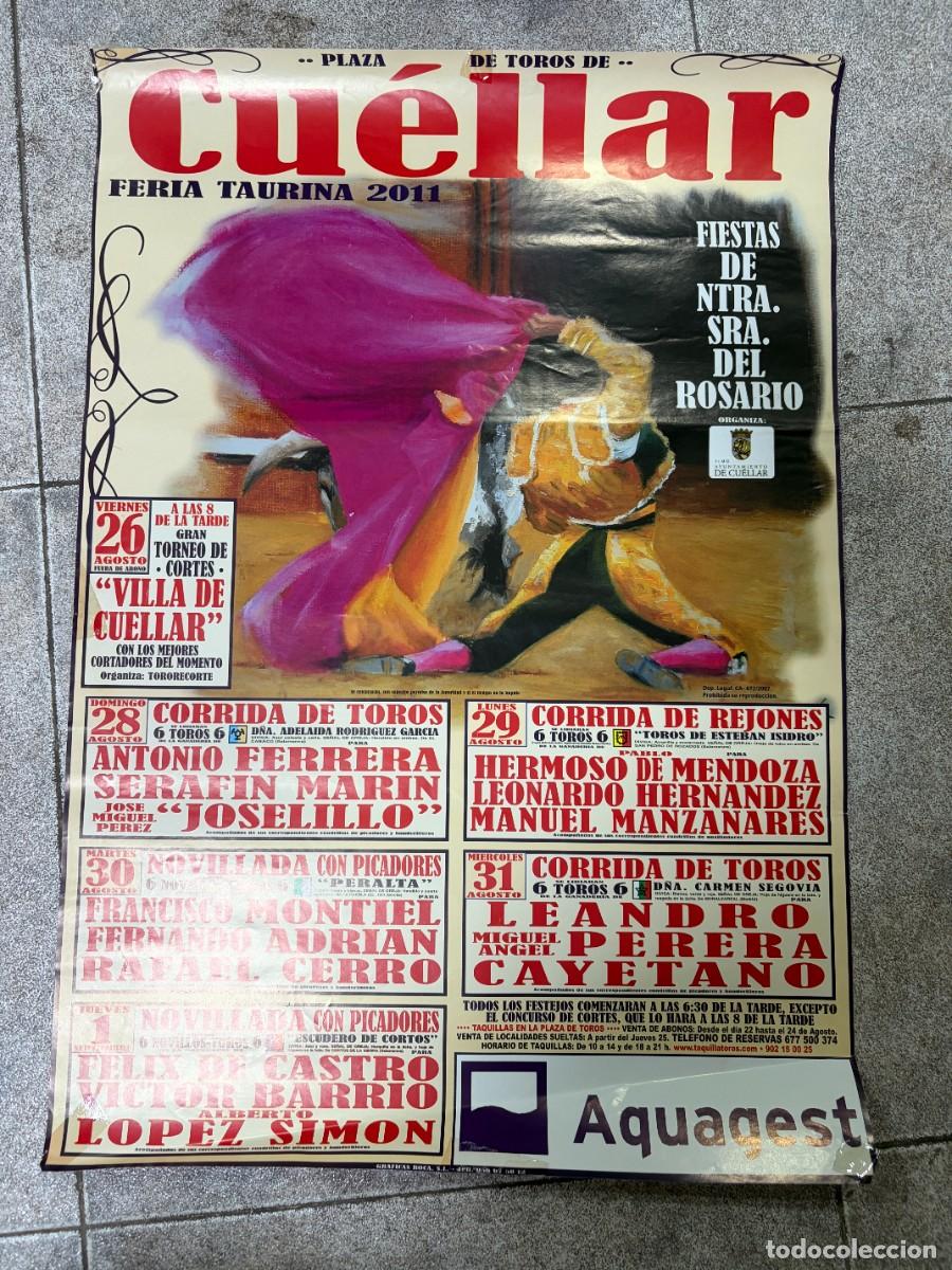 Tauromaquia: CARTEL. PLAZA TOROS CUELLAR. SEGOVIA. 2011. GANADER&Iacute;A PERALTA. JOSELILLO. HERMOSO DE MENDOZA