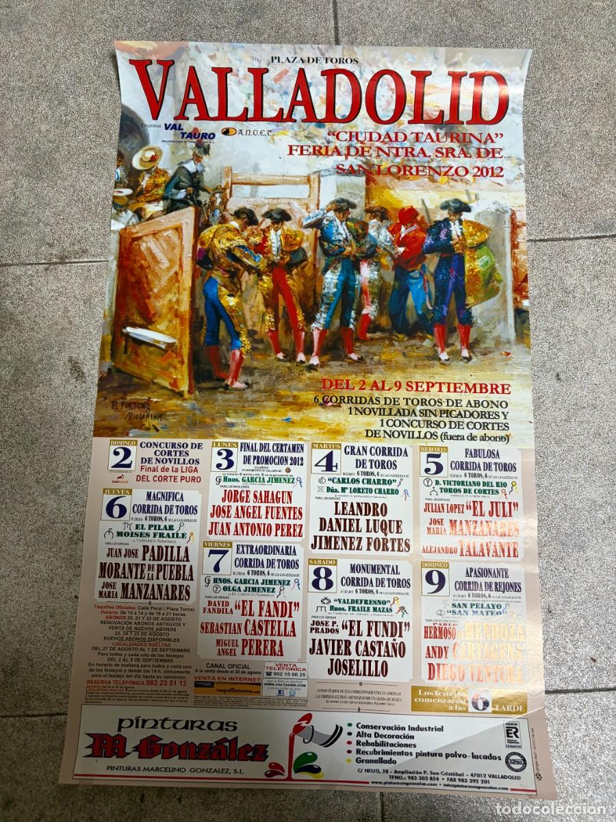 Tauromaquia: CARTEL. PLAZA TOROS VALLADOLID. 2012. GANADER&Iacute;A EL PILAR. JUAN JOSE PADILLA. JOSE MARIA MANZANARES