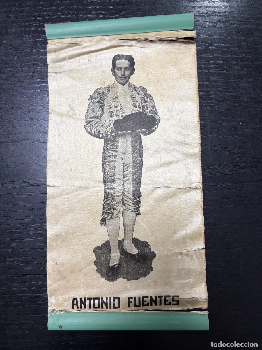Tauromaquia: CARTEL SEDA. TORERO ANTONIO CIFUENTES. MEDIDAS APROX.: 31 X 15.5 CM