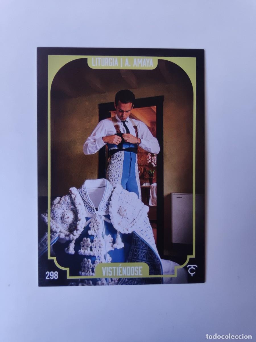 Tauromaquia: Cromo Colecci&oacute;n Taurocromos N&ordm; 298