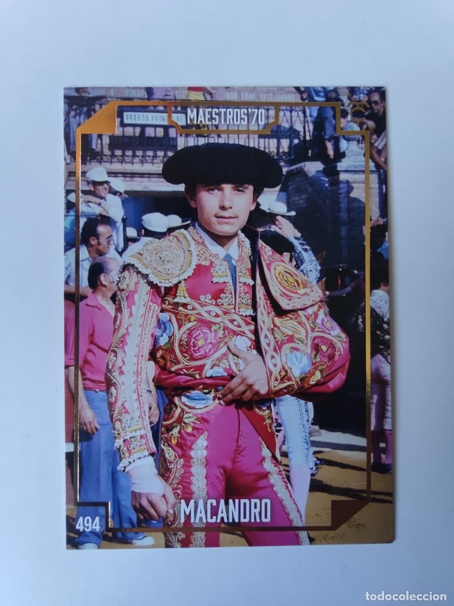 Tauromaquia: Cromo Colecci&oacute;n Taurocromos N&ordm; 494