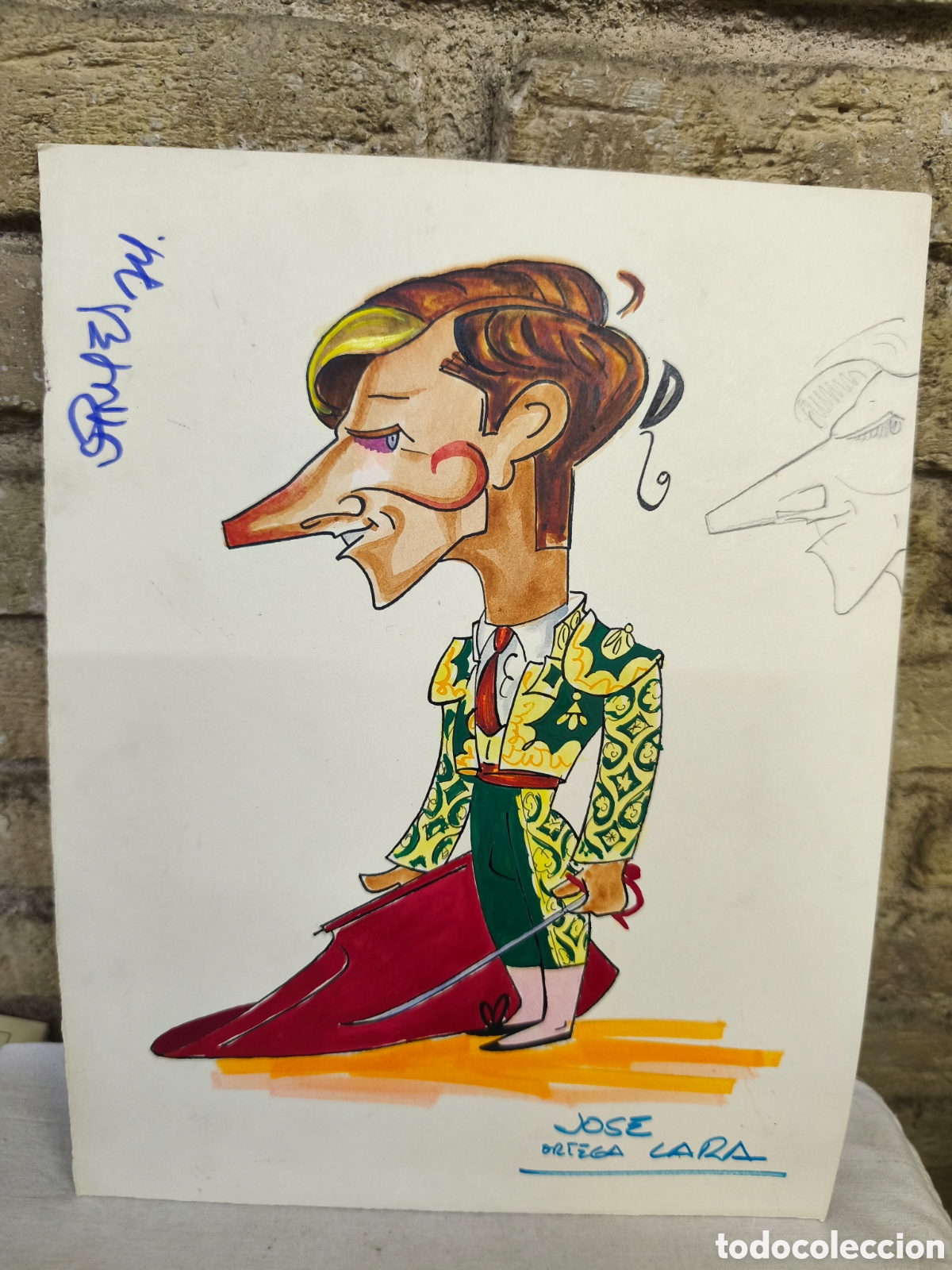Tauromaquia: Dibujo original toreo, Vinyes, Jos&eacute; ortega Lara