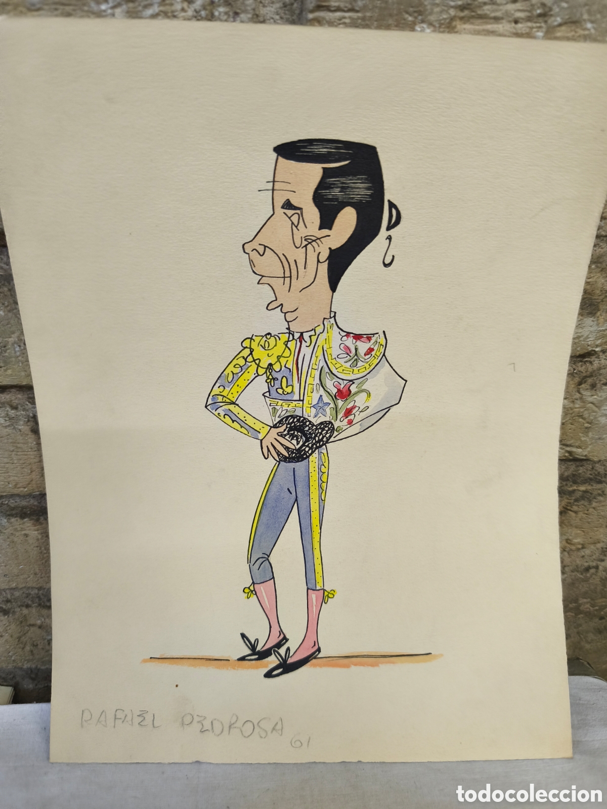 Tauromaquia: Dibujo original toreo, Vinyes, Rafael pedrosa