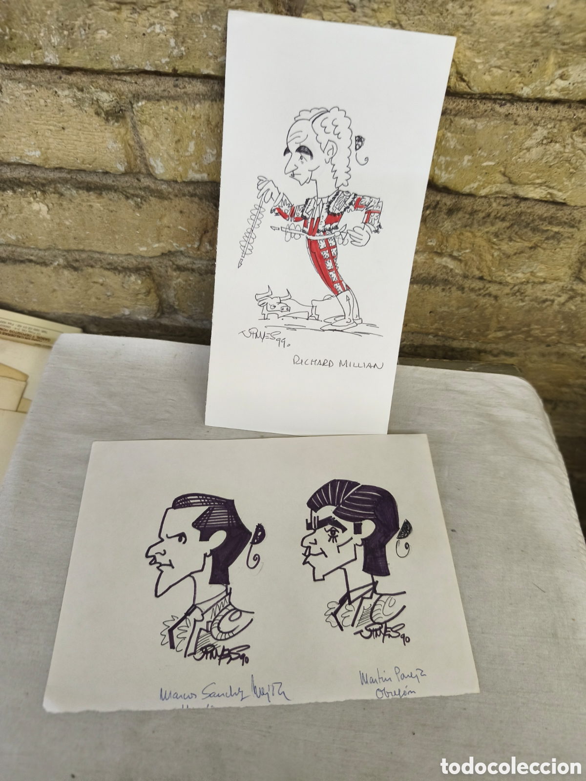 Tauromaquia: Dibujos originale toreo, Vinyes