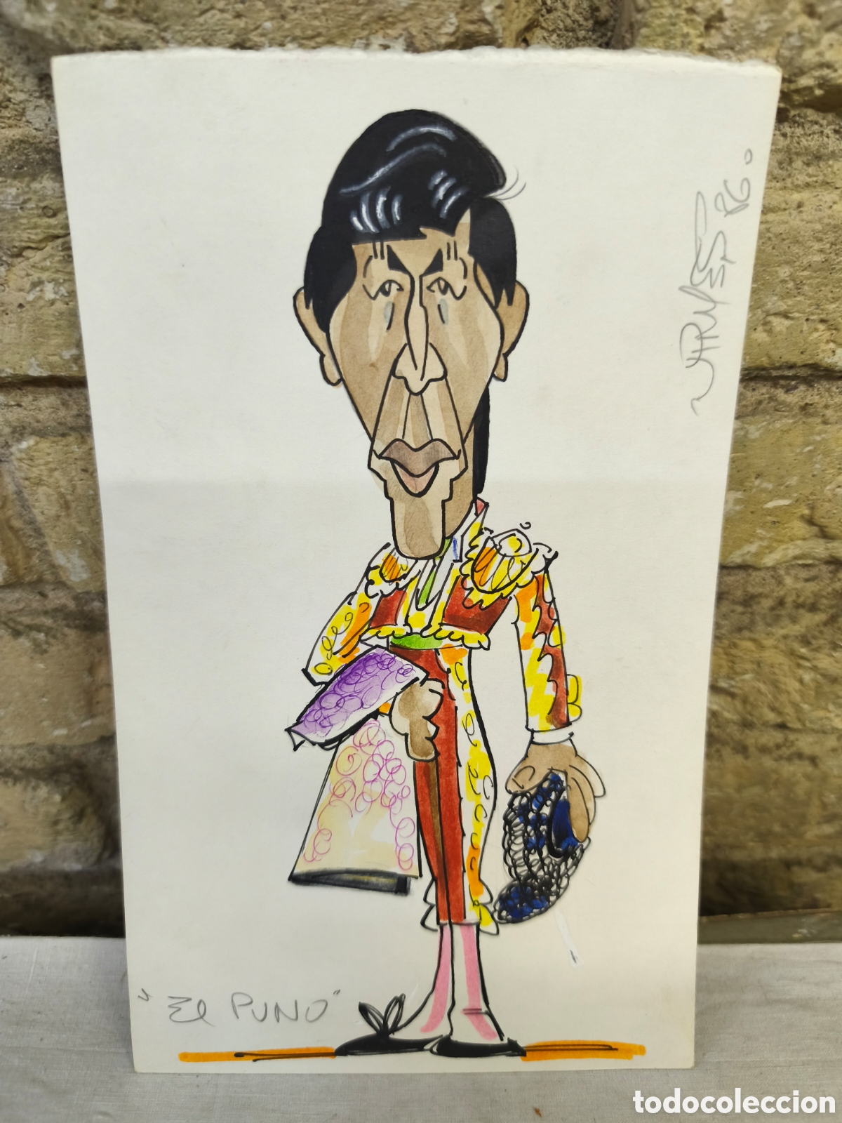 Tauromaquia: Dibujo original toreo, Vinyes, El Puno