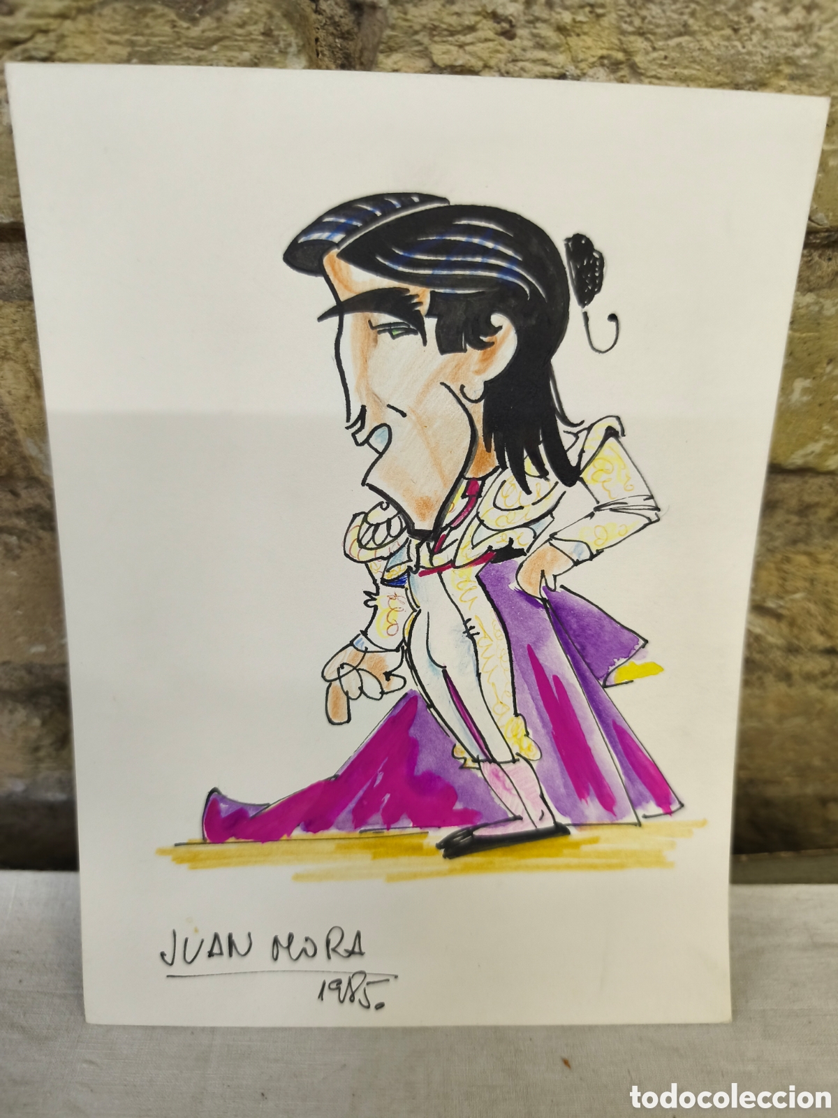 Tauromaquia: Dibujo original toreo, Vinyes, Juan Mora