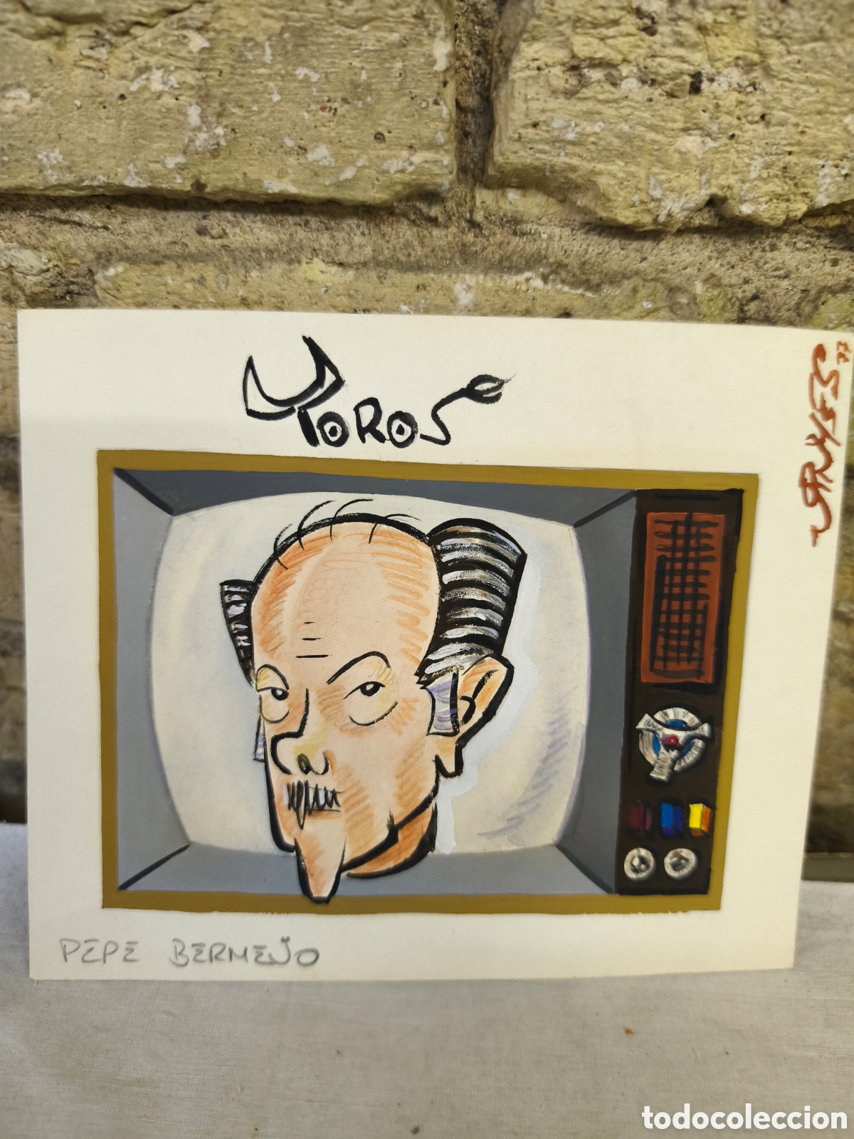 Tauromaquia: Dibujo original toreo, Vinyes, Pepe Bermejo