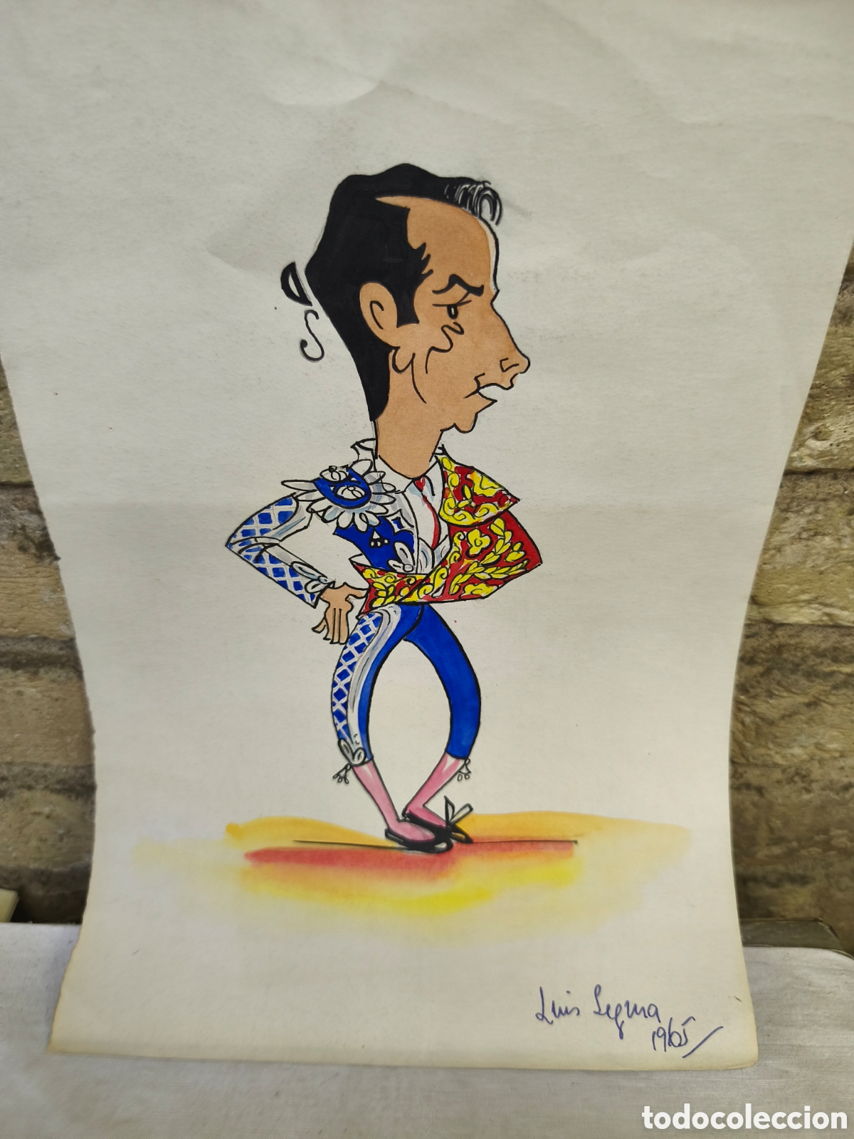 Tauromaquia: Dibujo original toreo, Vinyes, Luis Segma
