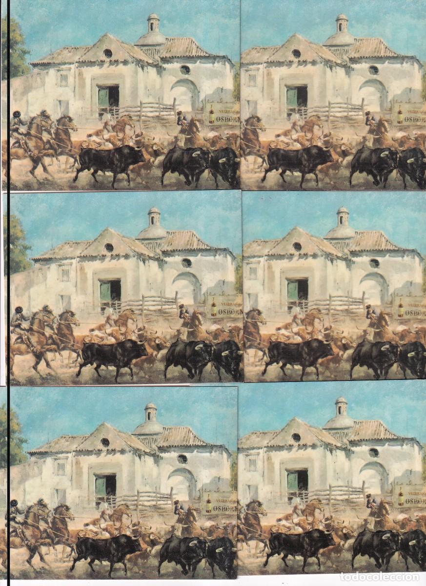 Tauromaquia: TOROS TAUROMAQUIA -7 POSAVASOS, CARTELITOS -POSTALES 12X9,8 CM - TODOS IGUALES