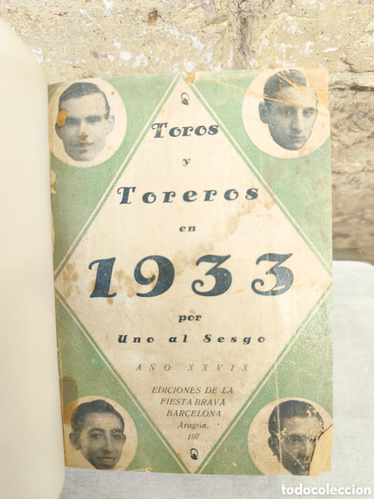 Tauromaquia: Toros y toreros 1933, uno al sesgo