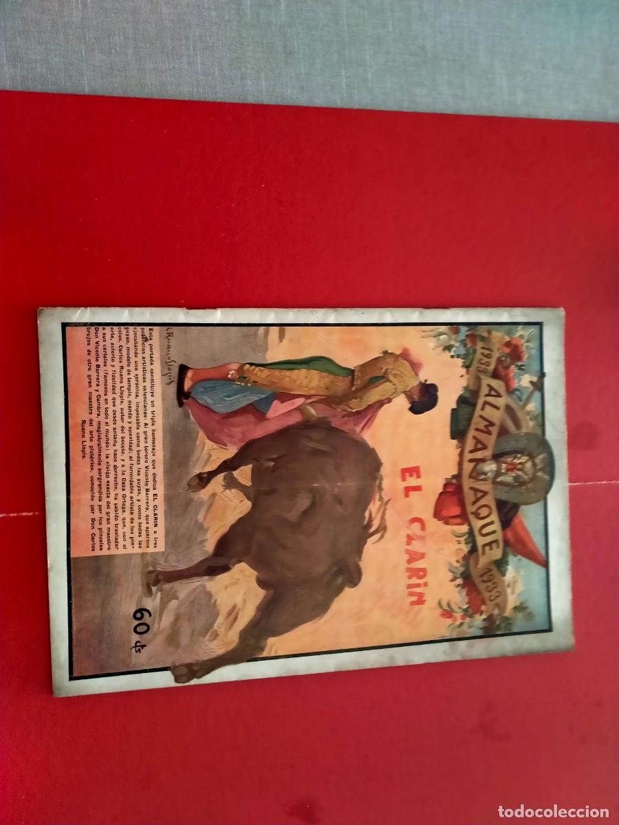 Tauromaquia: toros almanaque 1933 clarin