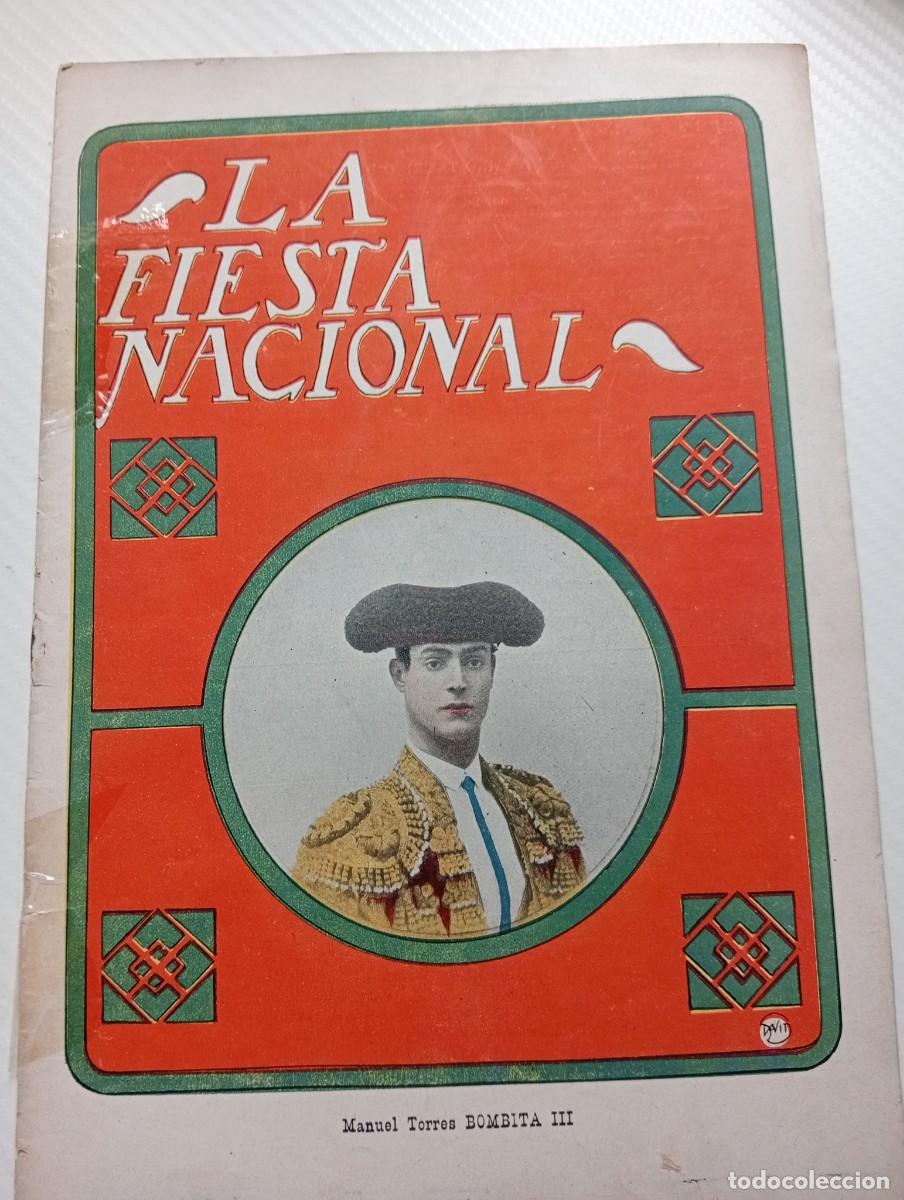 Tauromaquia: REVISTA TAURINA LA FIESTA NACIONAL PRINCIPIOS S.XX 1906 , N&deg; 129 TAUROMAQUIA,TOROS Y TOREROS