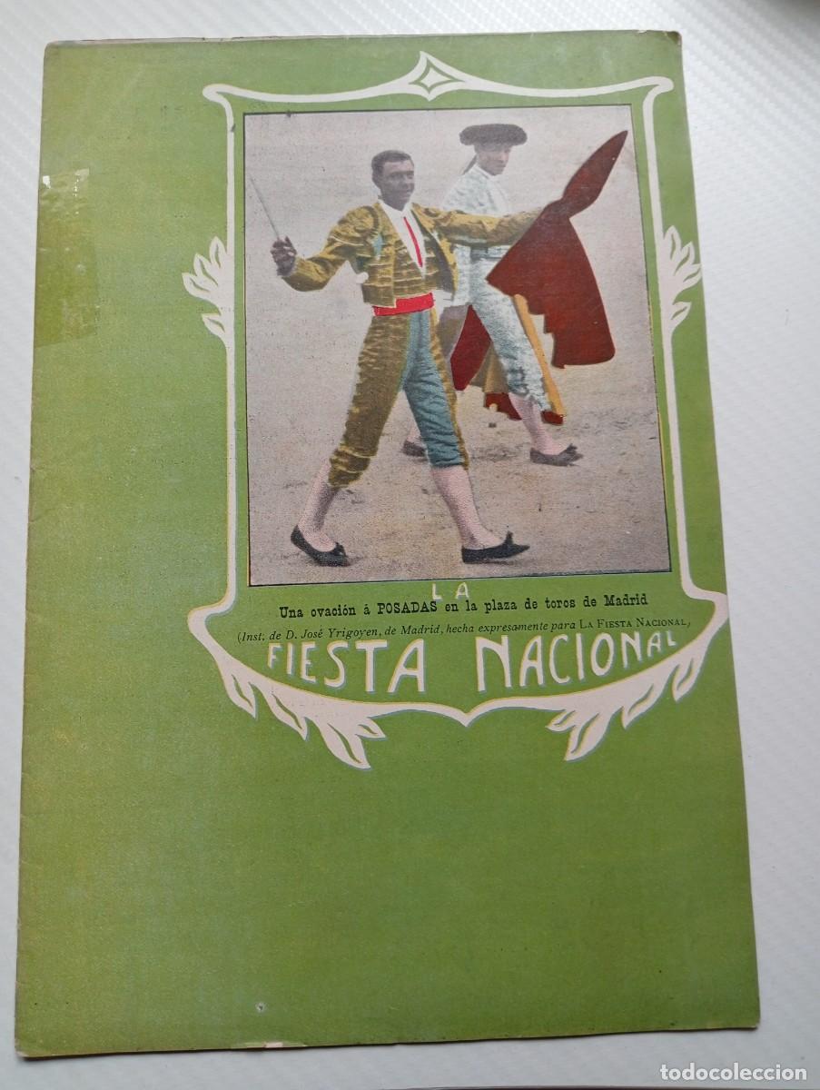 Tauromaquia: REVISTA TAURINA LA FIESTA NACIONAL PRINCIPIOS S.XX 1906 , N&deg; 133 TAUROMAQUIA,TOROS Y TOREROS
