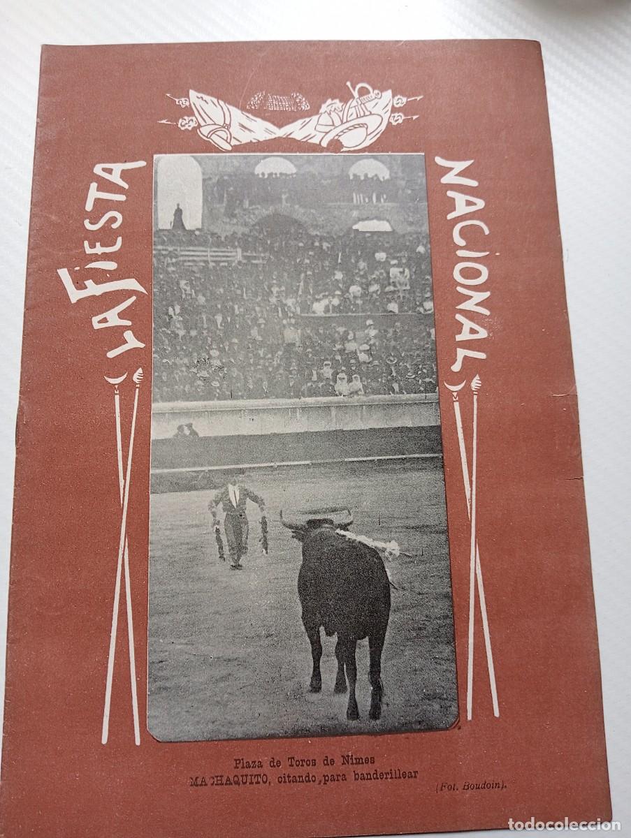 Tauromaquia: REVISTA TAURINA LA FIESTA NACIONAL PRINCIPIOS S.XX 1907 , N&deg; 140 TAUROMAQUIA,TOROS Y TOREROS
