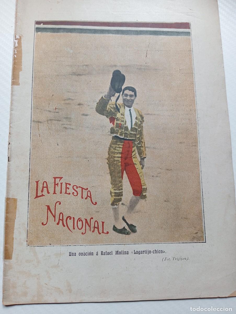Tauromaquia: REVISTA TAURINA LA FIESTA NACIONAL PRINCIPIOS S.XX 1908 , N&deg; 203 TAUROMAQUIA,TOROS Y TOREROS