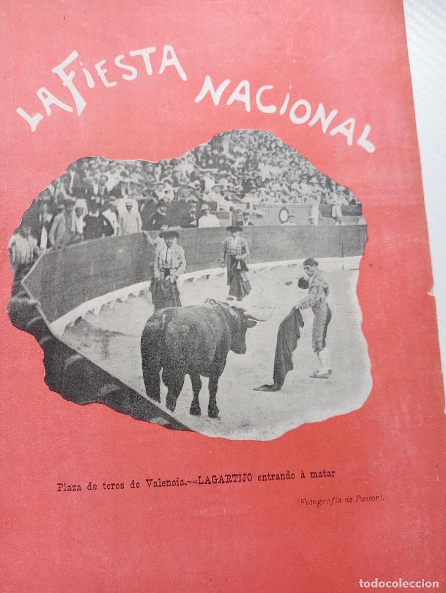 Tauromaquia: REVISTA TAURINA LA FIESTA NACIONAL PRINCIPIOS S.XX 1907 , N&deg; 137 TAUROMAQUIA,TOROS Y TOREROS