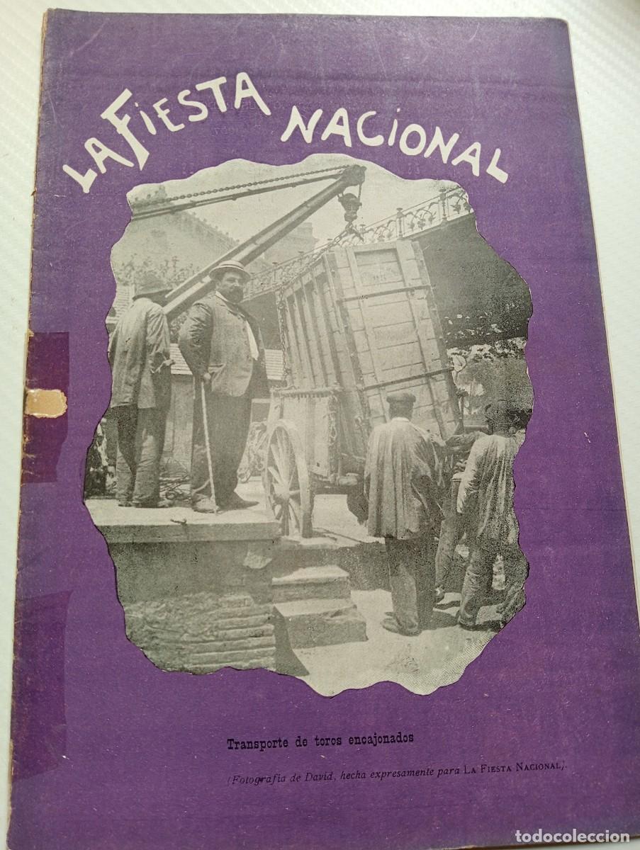 Tauromaquia: REVISTA TAURINA LA FIESTA NACIONAL PRINCIPIOS S.XX 1907 ,TAUROMAQUIA,TOROS Y TOREROS