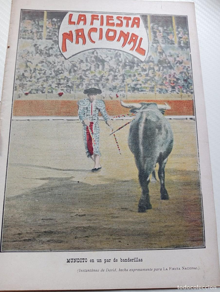 Tauromaquia: REVISTA TAURINA LA FIESTA NACIONAL PRINCIPIOS S.XX 1906 N&deg; 132 ,TAUROMAQUIA,TOROS Y TOREROS