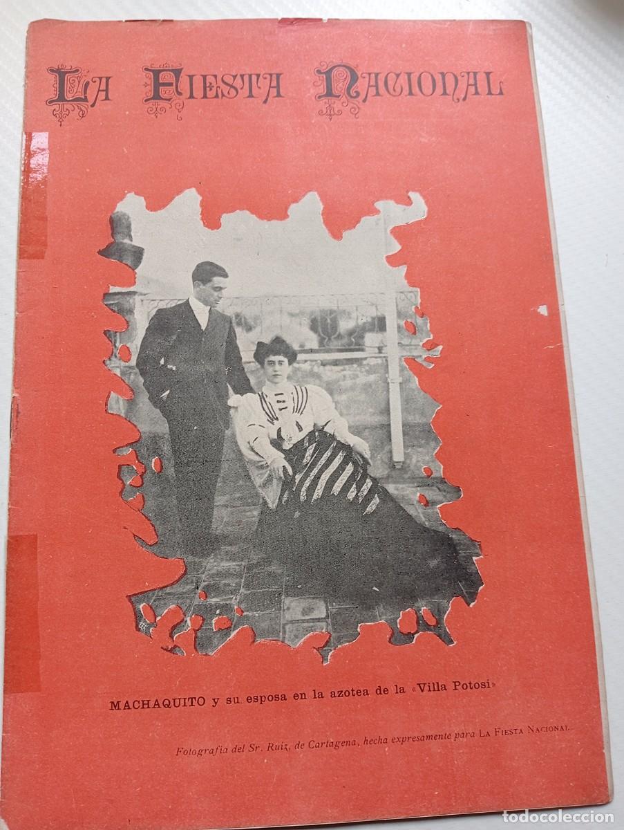 Tauromaquia: REVISTA TAURINA LA FIESTA NACIONAL PRINCIPIOS S.XX 1906 N&deg; 128 ,TAUROMAQUIA,TOROS Y TOREROS