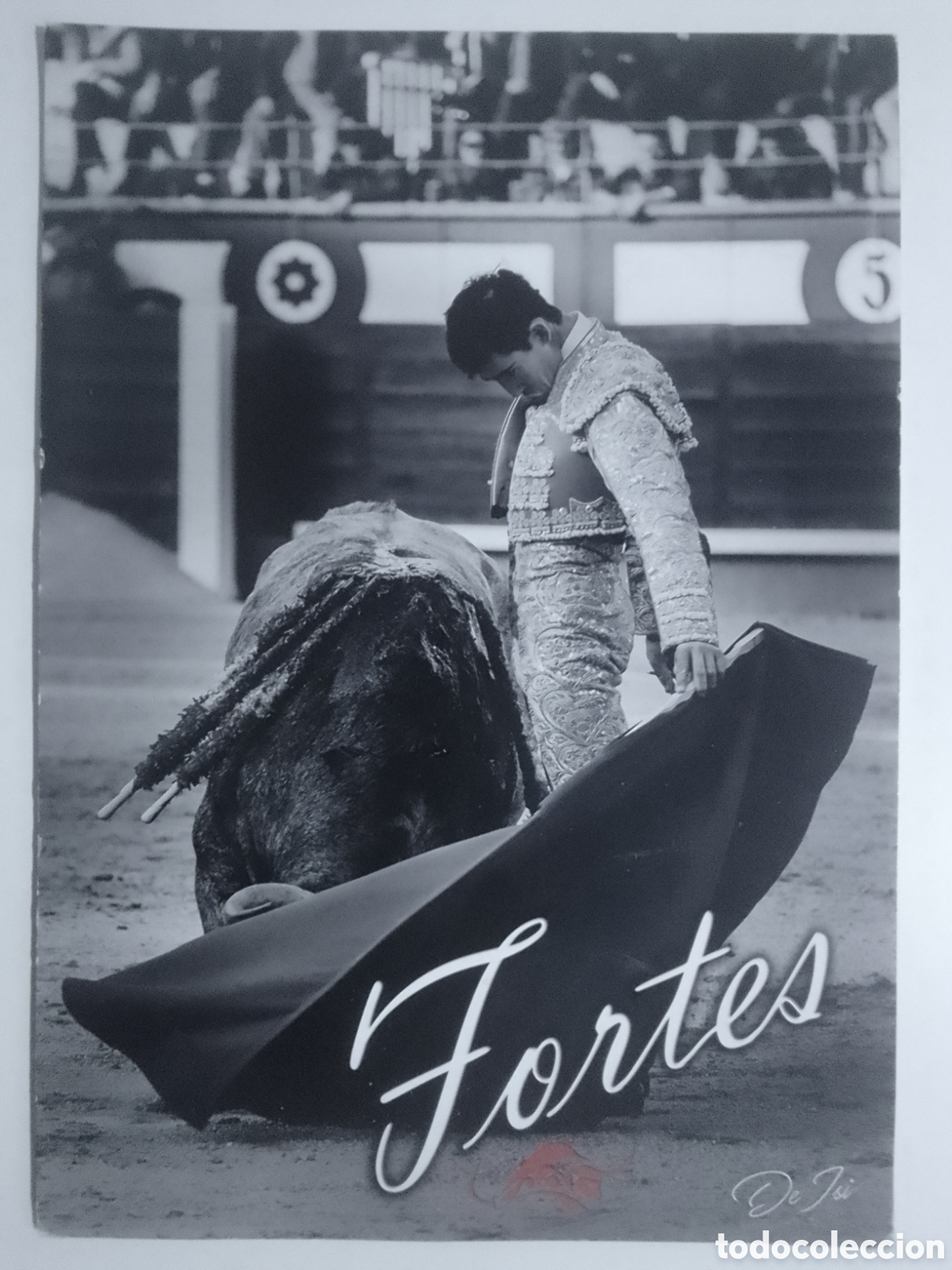 Tauromaquia: Postal Sa&uacute;l Jim&eacute;nez Fortes.