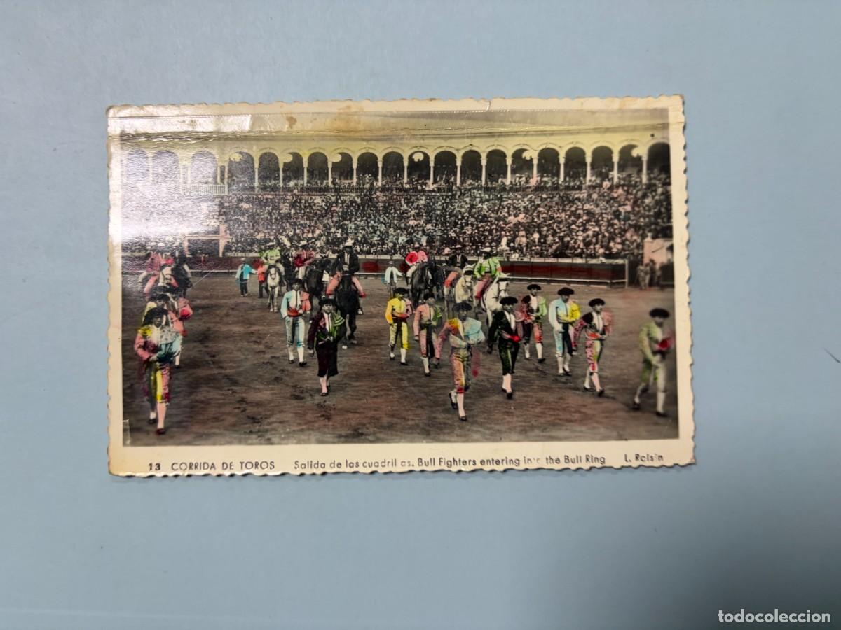 Tauromaquia: TARJETA POSTAL. 13.- CORRIDA DE TOROS. SALIDA DE LAS CUADRILLAS. L. ROISIN