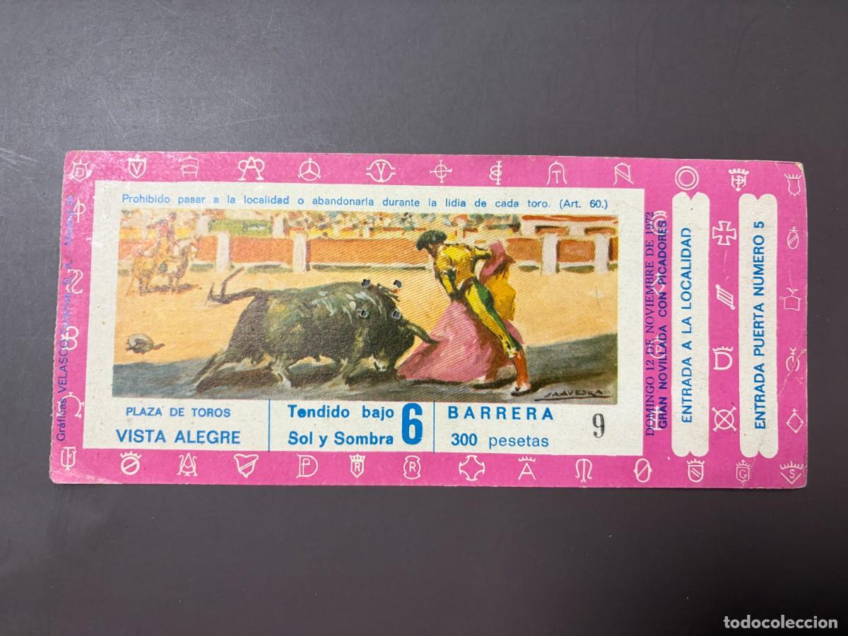 Tauromaquia: ENTRADA DE TOROS. PLAZA DE TOROS VISTA ALEGRE. MADRID. 12 NOVIEMBRE 1972. VER FOTOS