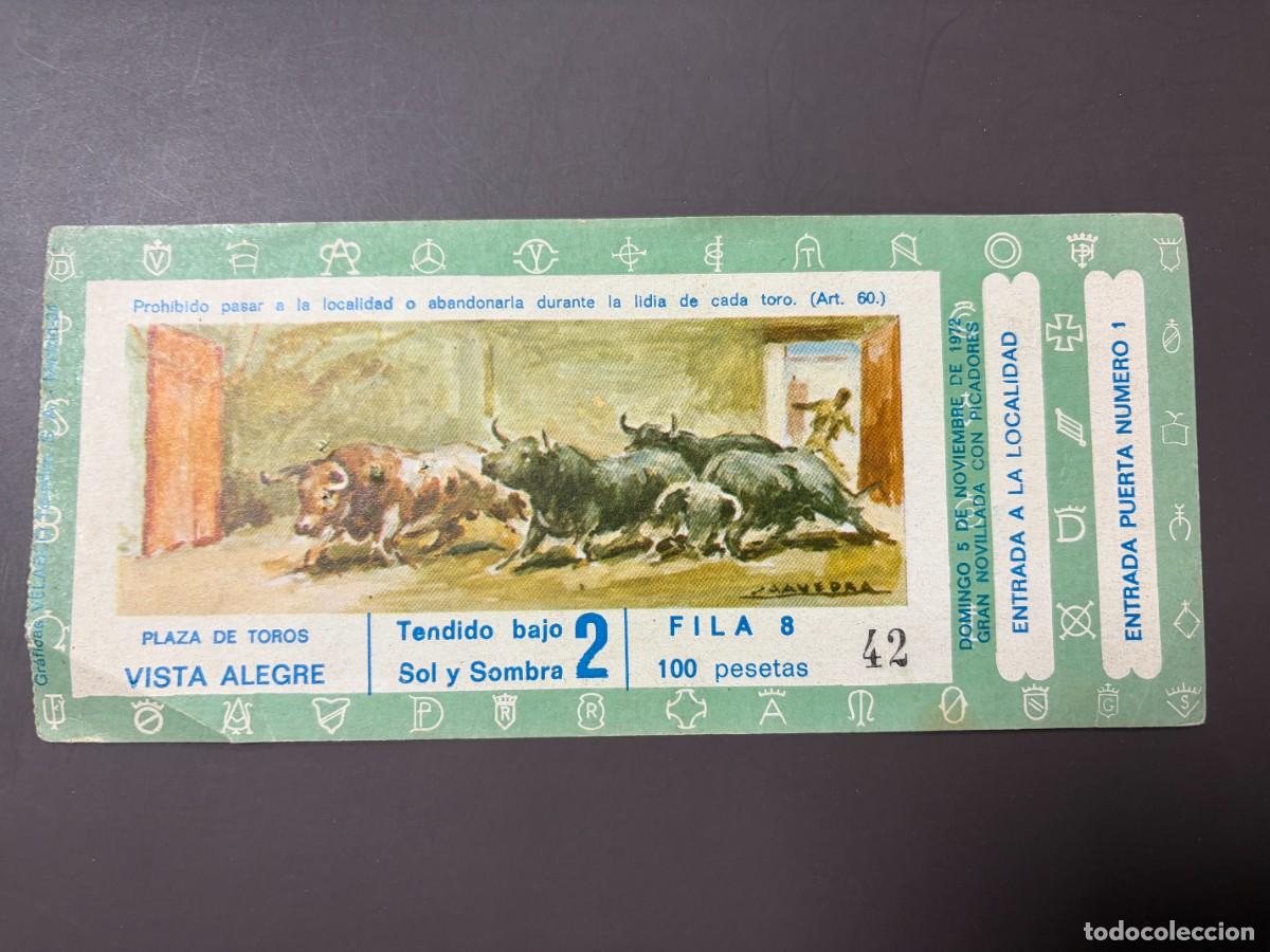Tauromaquia: ENTRADA DE TOROS. PLAZA DE TOROS VISTA ALEGRE. MADRID. 5 NOVIEMBRE 1972. VER FOTOS